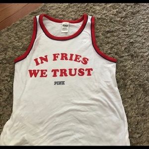 Victoria’s Secret pink tank top size small